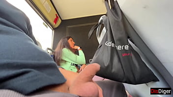 A chance encounter led to a handjob and blowjob on a crowded bus